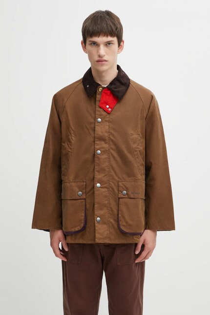Хлопковая куртка Barbour x Paul Smith OS Bedale Wax цвет