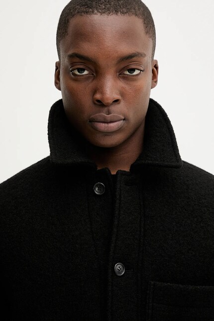A.P.C. wool jacket veste emile logo PRM EU