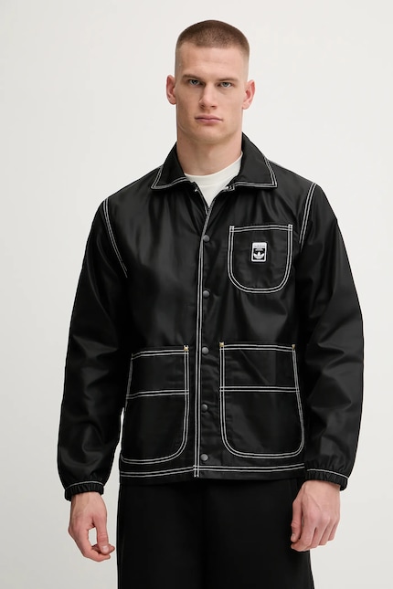 adidas Originals jacket Graphic Reg Jkt black color JW0174 at PRM US adidas Originals jacket Graphic Reg Jkt black color JW0174 at PRM US