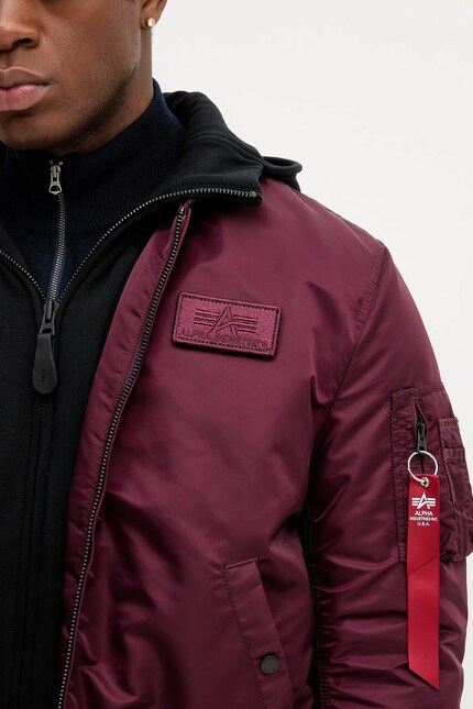 Alpha Industries bomber jacket maroon color 183110.608 at PRM US