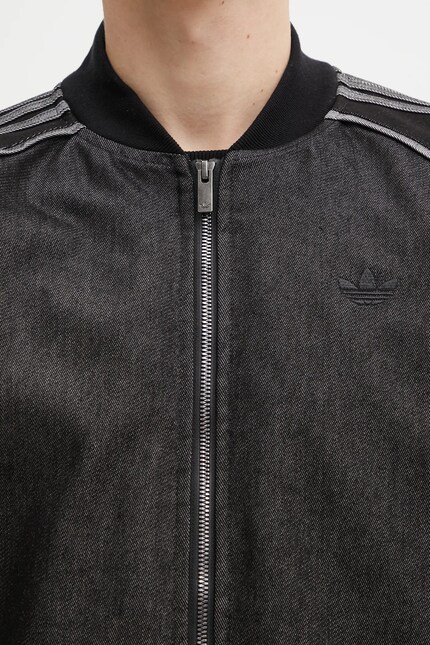 adidas Originals denim bomber jacket Denim Jkt black color JY2796