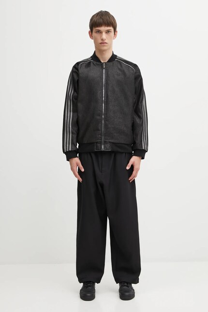 adidas Originals denim bomber jacket Denim Jkt black color JY2796