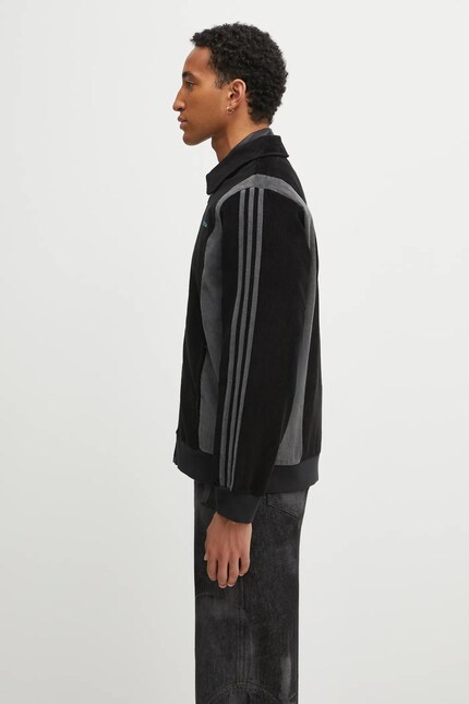 adidas Originals corduroy jacket Pro Track Top black color JX3085