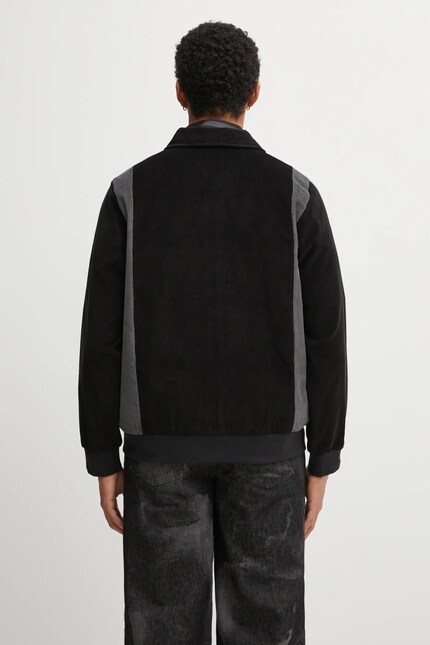 adidas Originals corduroy jacket Pro Track Top black color JX3085