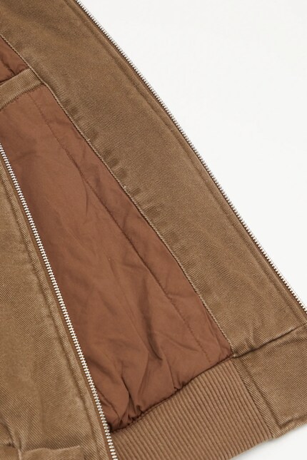 Axel Arigato denim jacket Axis brown color A3157002 at PRM US
