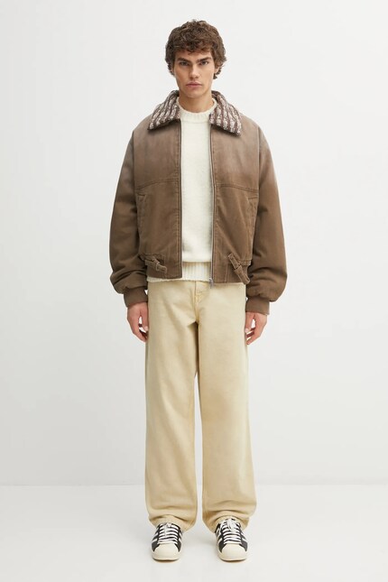 Axel Arigato denim jacket Axis brown color A3157002 at PRM US