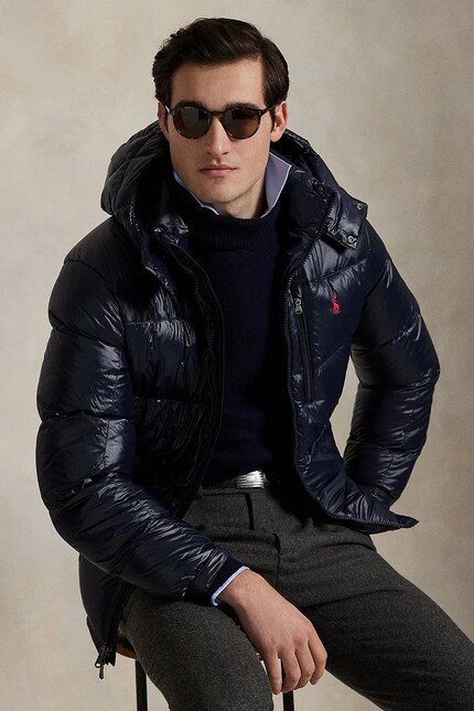 Куртка Polo Ralph Lauren цвет синий зимняя 710968281 | ANSWEAR.ua