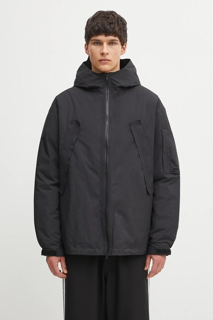 Y-3 jacket Gore-Tex Parka black color JW4619 at PRM US