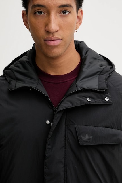 Куртка adidas Originals Premium Essentials Parka цвет чёрный Куртка adidas Originals Premium Essentials Parka цвет чёрный