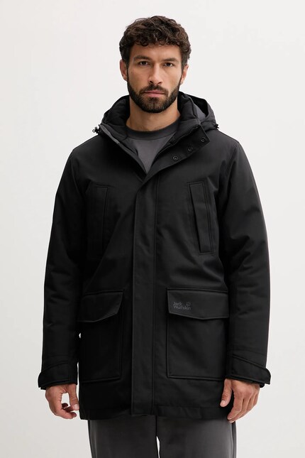 GJ様 Куртка Jack Wolfskin CANYON SHIELD цвет чёрный зимняя A65119