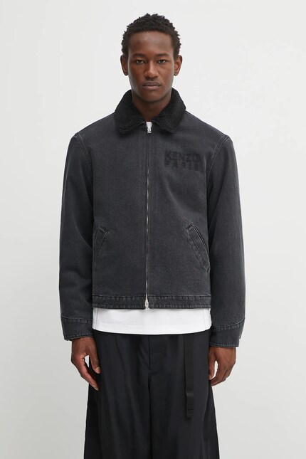 100 Gecs フーディ 黒 XL Kenzo denim jacket Happy Tiger Utility Fleece black color