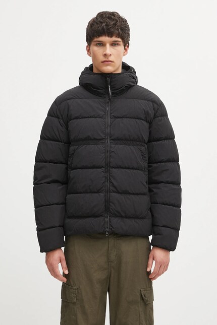 C.P. Company down jacket black color 19CMOW011A005904G at PRM US