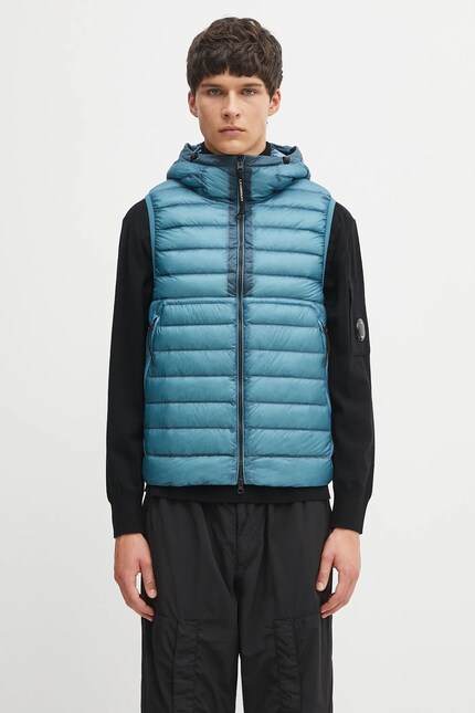 C.P. Company down vest blue color 19CMVE032A110416A at PRM US