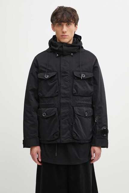 C.P. Company down jacket black color 19CMOW188A110089G at PRM US