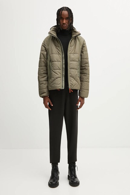 Napapijri jacket A-Biez modular puf green color NP0A88YQG0A1 at PRM US