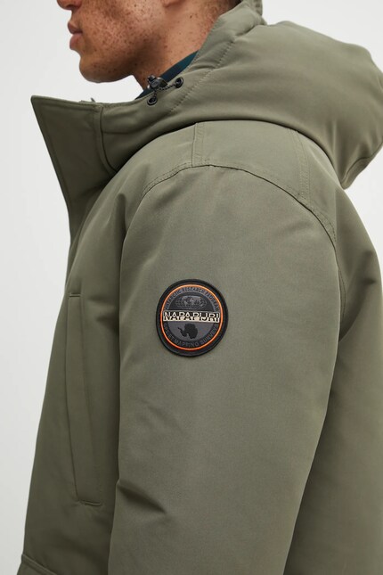 Napapijri jacket A-Cornier 1 green color NP0A892JG0A1 at PRM US