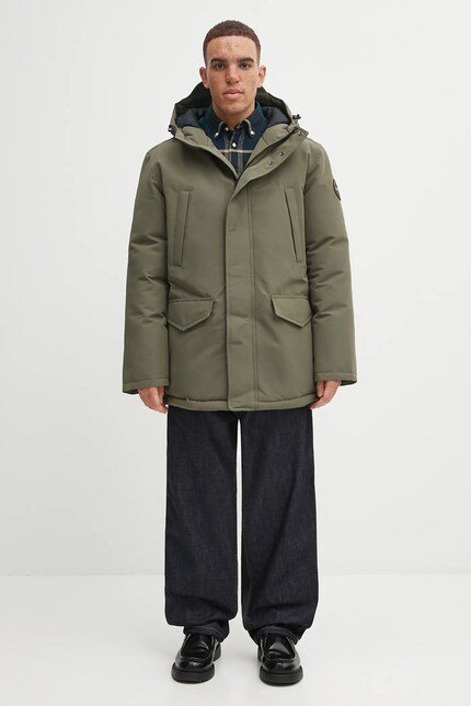 Napapijri jacket A-Cornier 1 green color NP0A892JG0A1 at PRM US