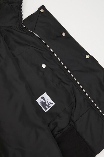 Rick Owens DRKSHDW jacket Cropped Alice Parka black color