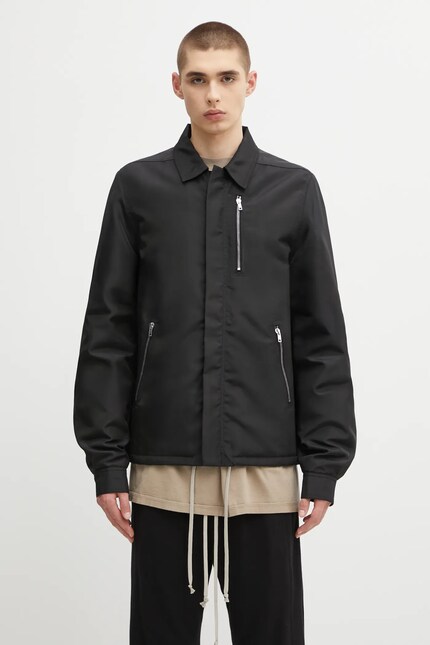 Rick Owens DRKSHDW jacket Concealed Zipfront black color DU02E7775