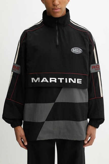 Martine Rose jacket Hockey Pullover black color 121WP01009 at PRM US