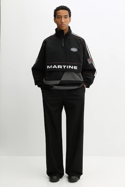 Martine Rose jacket Hockey Pullover black color 121WP01009 at PRM US Martine Rose jacket Hockey Pullover black color 121WP01009 at PRM US