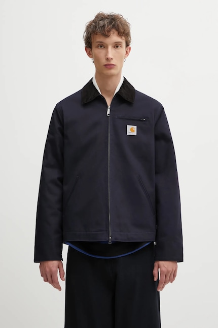 Carhartt WIP cotton jacket Detroit Jacket navy blue color I015264 Carhartt WIP cotton jacket Detroit Jacket navy blue color I015264