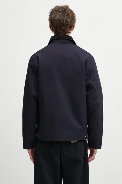 Carhartt WIP cotton jacket Detroit Jacket navy blue color I015264