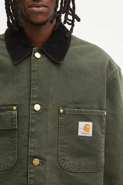 Carhartt WIP cotton jacket OG Chore Coat green color I035613.3CM4O