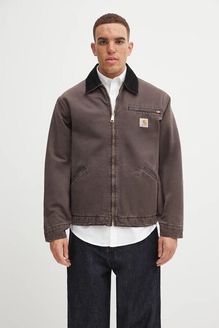Куртка Carhartt WIP OG Detroit Jacket колір коричневий демісезонна