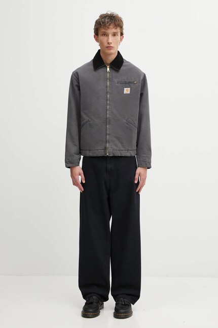 Carhartt WIP cotton jacket OG Detroit Jacket gray color I035614