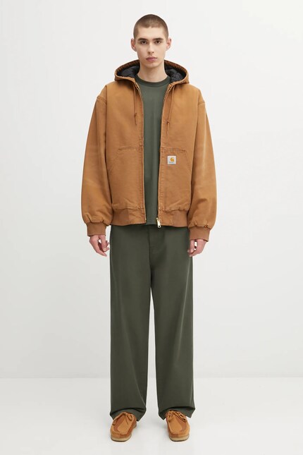Carhartt WIP cotton jacket OG Active Jacket brown color I035891
