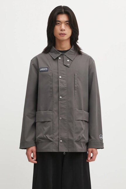 adidas Originals jacket Merkland Spzl J gray color KA1328 at PRM US
