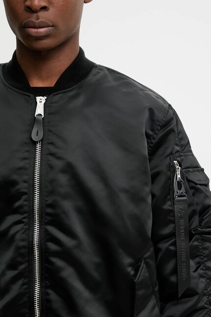 Alpha Industries 766027 bomber jacket Men's black MA-1 UV at PRM US