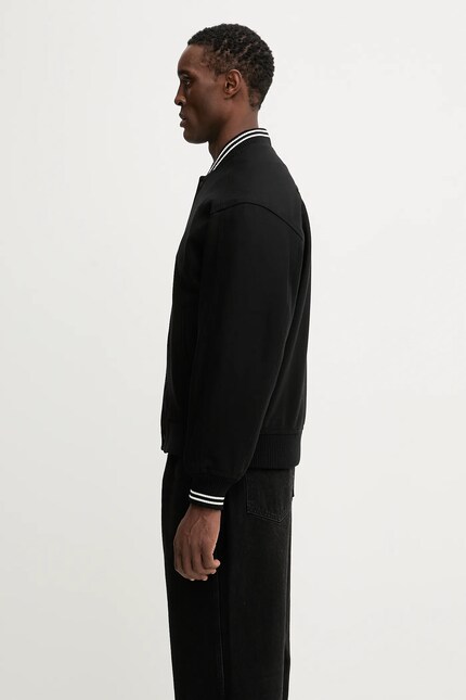 Maison Kitsuné bomber jacket with wool Varsity Teddy PRM EU
