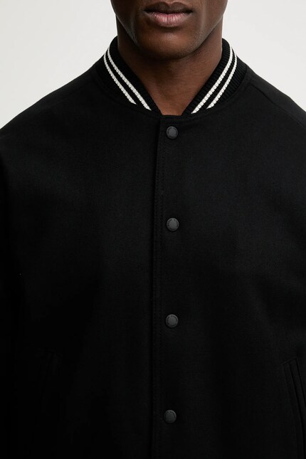 Maison Kitsuné bomber jacket with wool Varsity Teddy PRM EU