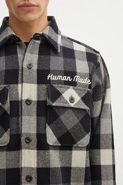 Human Made wool blend shirt jacket WOOL CHECK PRM EU Human Made wool blend shirt jacket WOOL CHECK PRM EU