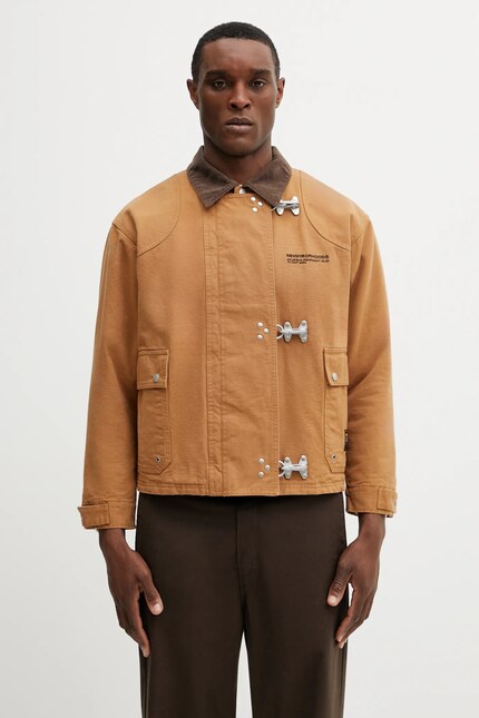 NEIGHBORHOOD cotton jacket FIREMAN brown color 252AQNH.JKM02 at PRM US