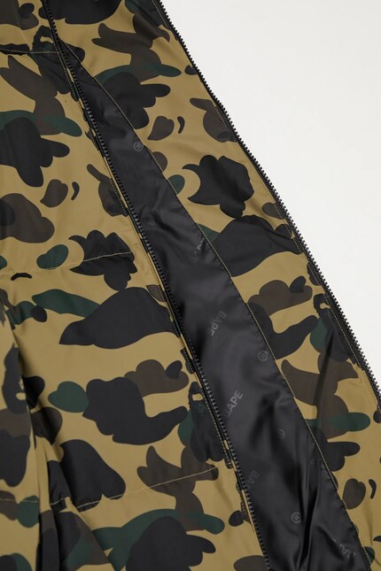 A Bathing Ape down jacket 1st Camo Snowboard Sharkdown PRM EU