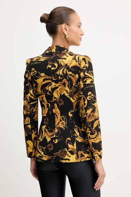 Пиджак Versace Jeans Couture цвет чёрный однобортный узор 79HAQ703