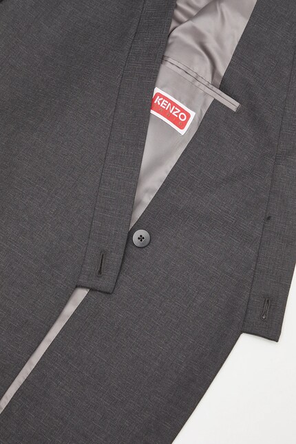 Kenzo wool blazer Weave Adjusted Kimono Tailored PRM EU