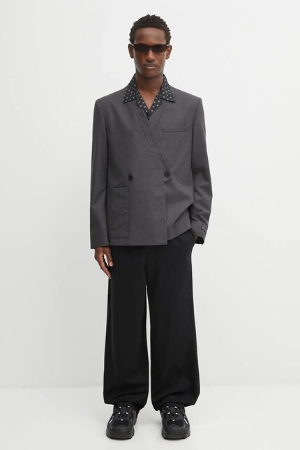 Kenzo wool blazer Weave Adjusted Kimono Tailored PRM EU
