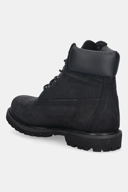 Timberland bocanci din nubuc 6In Premium Boot culoarea negru, cu