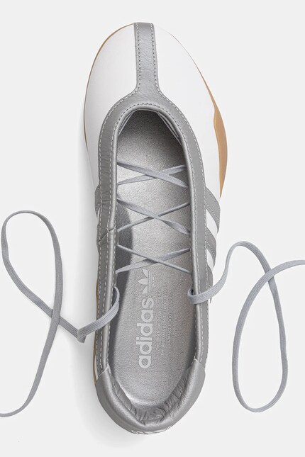 adidas Originals leather ballet flats Taekwondo Mei Ballet W white