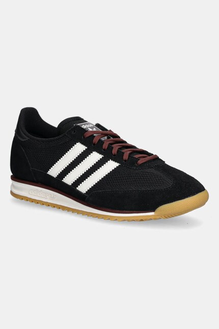 Замшеві кросівки adidas Originals Sl 72 Og W колір чорний JQ8326