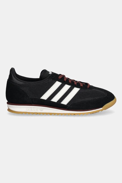 Замшеві кросівки adidas Originals Sl 72 Og W колір чорний JQ8326
