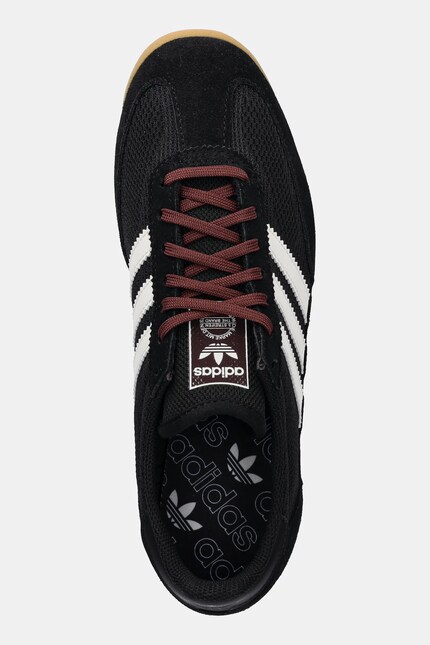 Замшеві кросівки adidas Originals Sl 72 Og W колір чорний JQ8326