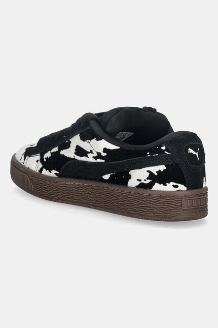 Замшеві кросівки Puma Suede XL Wild Instinct Wns колір чорний