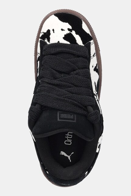 Замшеві кросівки Puma Suede XL Wild Instinct Wns колір чорний