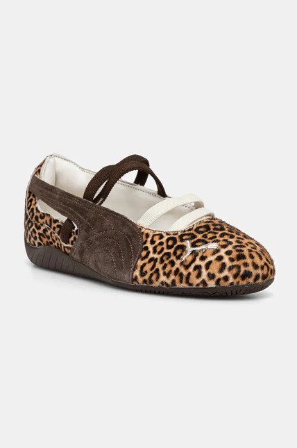 Puma ballet flats Speedcat Ballet Wild Wns brown color 406689 at