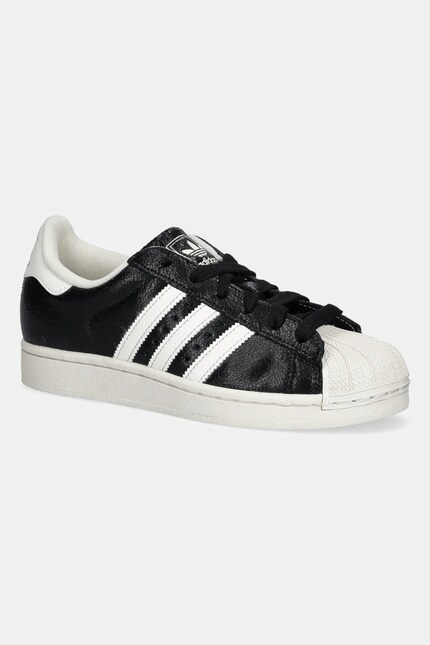 adidas Originals leather sneakers Superstar II black color JS4014